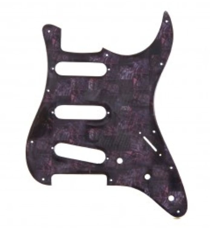 Fender Stratocaster Q-Parts Purple Abalone Shell Pickguard image 1