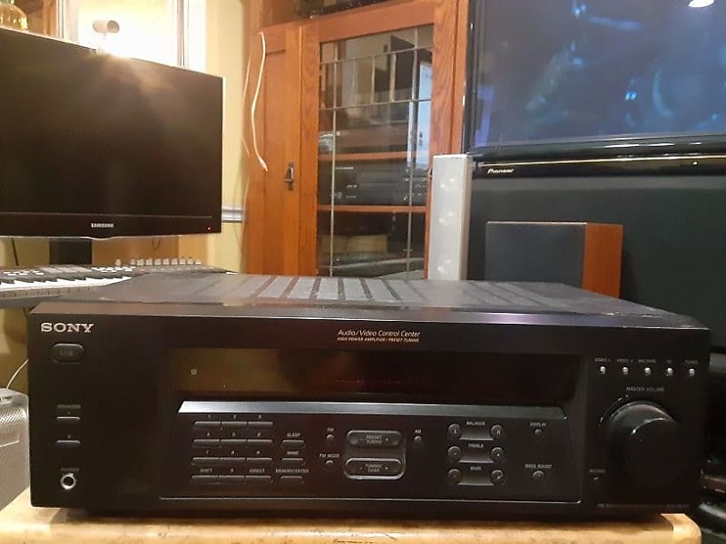 Sony STRDE185 Stereo Receiver 2002 Black Reverb