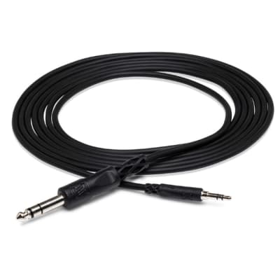 Hosa Stereo Interconnect Cable, 3.5 mm TRS to 1/4 in TRS, 3 Foot image 3