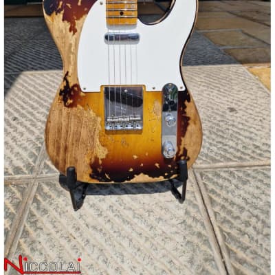 Fender Custom Shop Limited Edition 1950 Double Esquire - Super Heavy Relic - Wide-Fade 2-Color Sunburst image 21