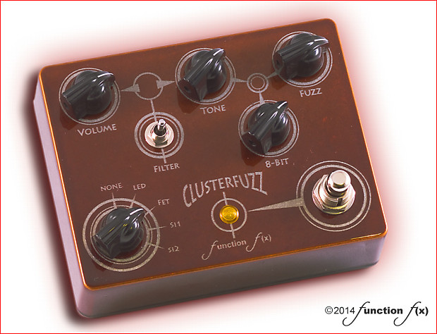超人気ブティック Function FX CLUSTERFUZZ pedal with 8 bit adjustable & multi ギター