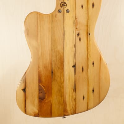 Strack Guitars Jazzmaster  Rustic Reclaimed Pine Douglas Fir handmade custom image 4