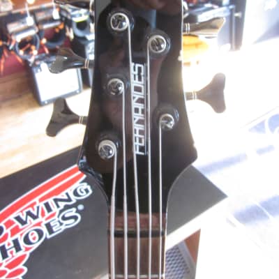 Used Fernandes Gravity 5 Deluxe Bass Transparent Purple #FG04090651 image 3