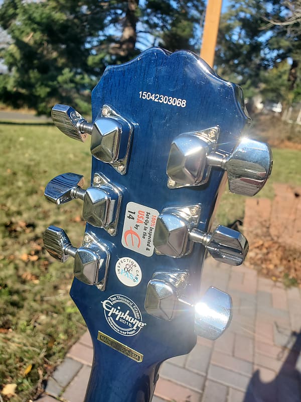 Epiphone Les Paul Junior Special Blue Aqua Burst | Reverb
