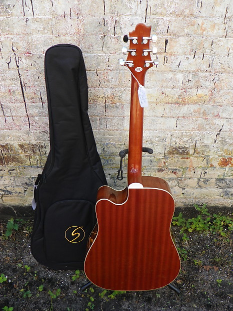 Samick by Greg Bennett GD100SCE Dreadnought Acoustic Electric Reverb