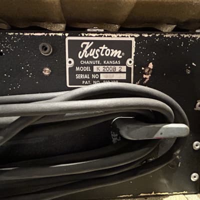 Kustom 200 1970’s - White sparkle head and 3x15” cabinet image 14