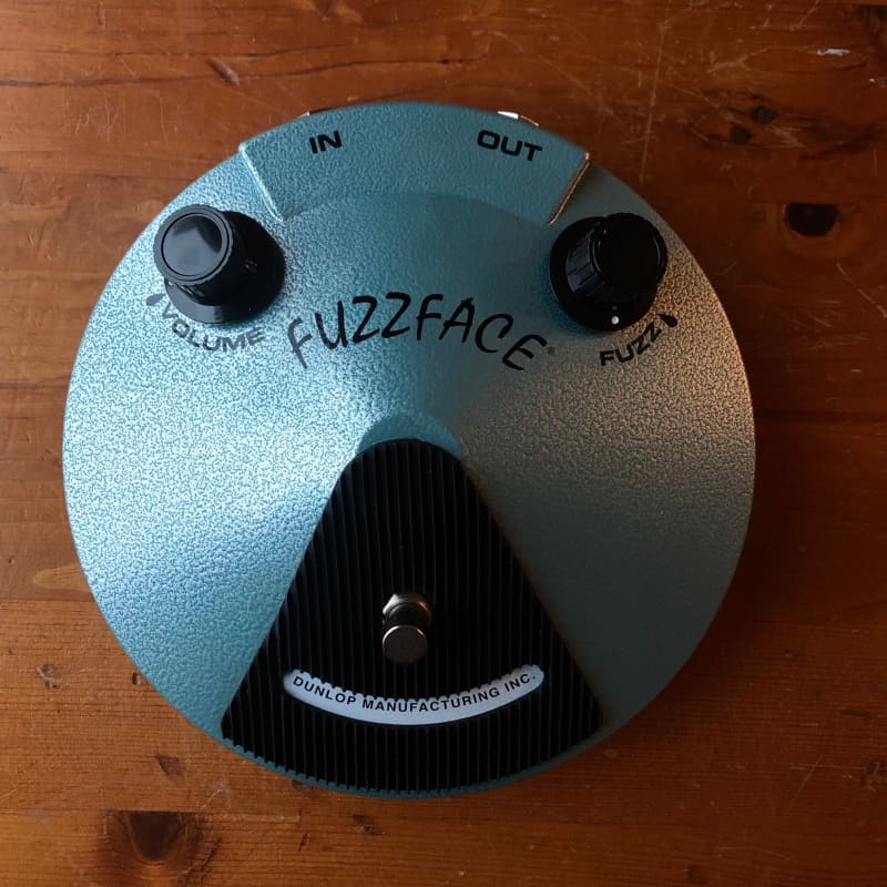 Dunlop JH-F1 Jimi Hendrix Fuzz Face Rehoused in Surf Green 