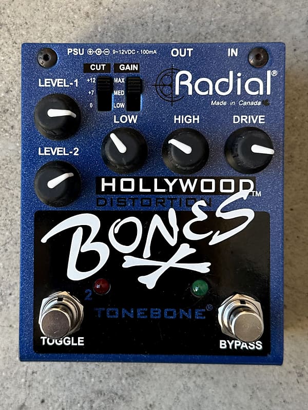 Radial Hollywood Bones Tonebone Duel Distortion Effects Pedal image 1