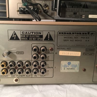 Marantz Marantz PM 54 Amplifier And Stereo Synthesized Tuner St440 Bundle 1985-1995 image 7
