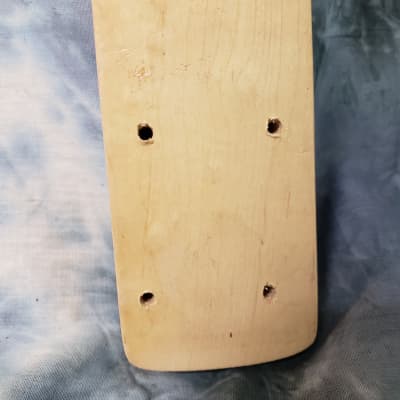 Crescent Project Bass Guitar Neck 34 inch Scale Broken Truss Rod Luthier Parts image 7