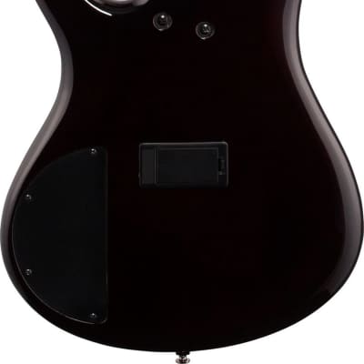 Ibanez SR400EQM SR Standard 4-String Quilted Maple Bass Guitar, Dragon Eye Burst image 3