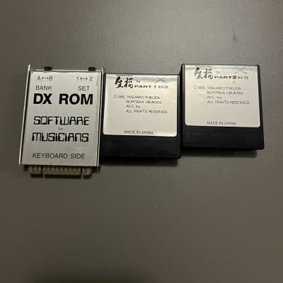 DX7 Voice ROM Cartridges — Shofuku Parts 1 & 2, and Software for Musicians