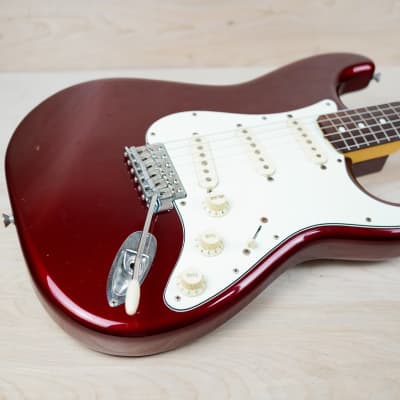 Fender Japan Exclusive Classic '60s Stratocaster MIJ 2015 Old Candy Apple Red w/ Hard Case image 13