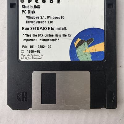 Opcode Studio 64X 1996-1998 Diskettes image 4