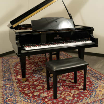 Kimball 5'8" 580P Grand Piano | Polished Ebony image 3
