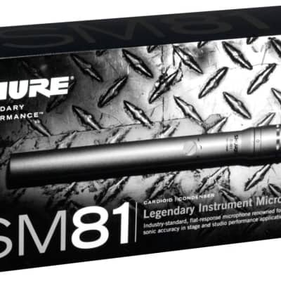 Shure SM81 Cardioid Condenser Microphone image 1