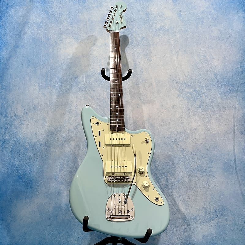 ギター Fender mij traditional jazzmaster Fender Made In Japan Traditional '60s Jazzmaster - Blue