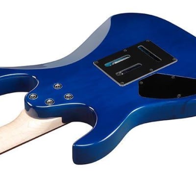 Ibanez GRX70QATBB GIO RX 6 String Electric Guitar Transparent Blue Burst image 8