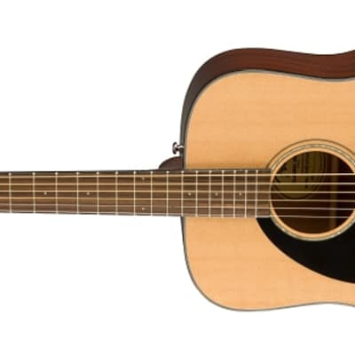Fender CD-60S Left Hand Acoustic Guitar Walnut FB, Natural image 2