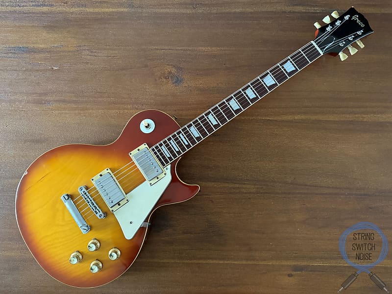 1975年 Greco EG380S Greco, Les Paul, Sunburst, Plain Top, Vintage 1975, EG-380S
