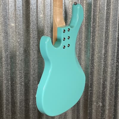 G&L USA BTO SB-1 4 String Bass Turquoise & Bag #0147 image 8