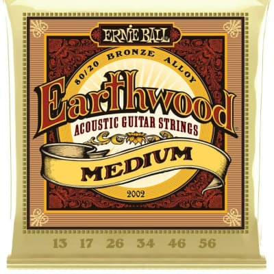 Ernie Ball Earthwood Medium 80/20 Bronze Acoustic Set, .013 - .056 image 1