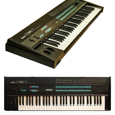 Yamaha DX7 Programmable Algorithm Synthesizer 1983 - 1987 - Black