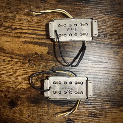 Lindy Fralin Wide Range Humbucker Set Raw Nickel | Reverb