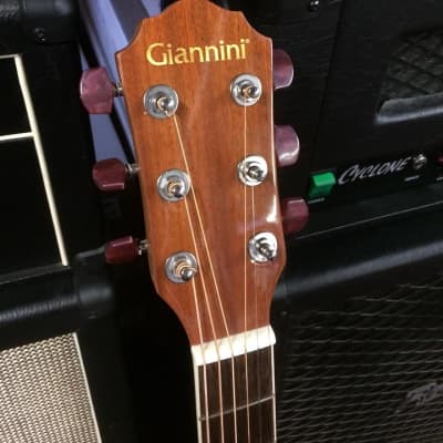 Giannini <GF-4SCEL> Natural Gloss Finish Acoustic-Electric Guitar Very RARE! image 10