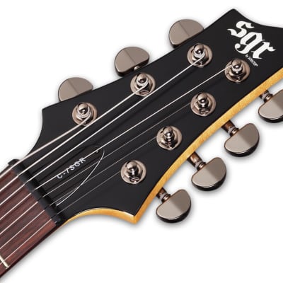 Guitarra Schecter SGR C-7 Satin Black (SBK) de 7 cuerdas image 7