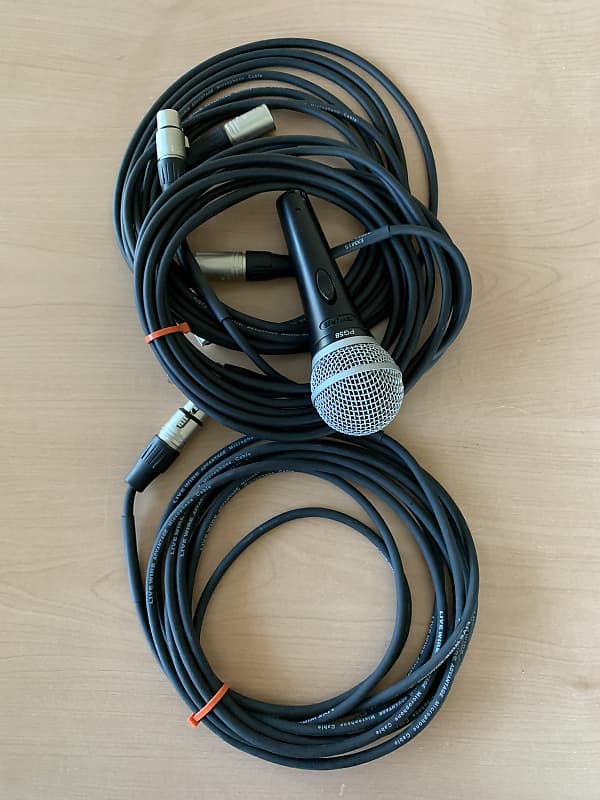 Shure PG58 Microphone +(3) LiveWire 15' XLR Cables-Sale | Reverb