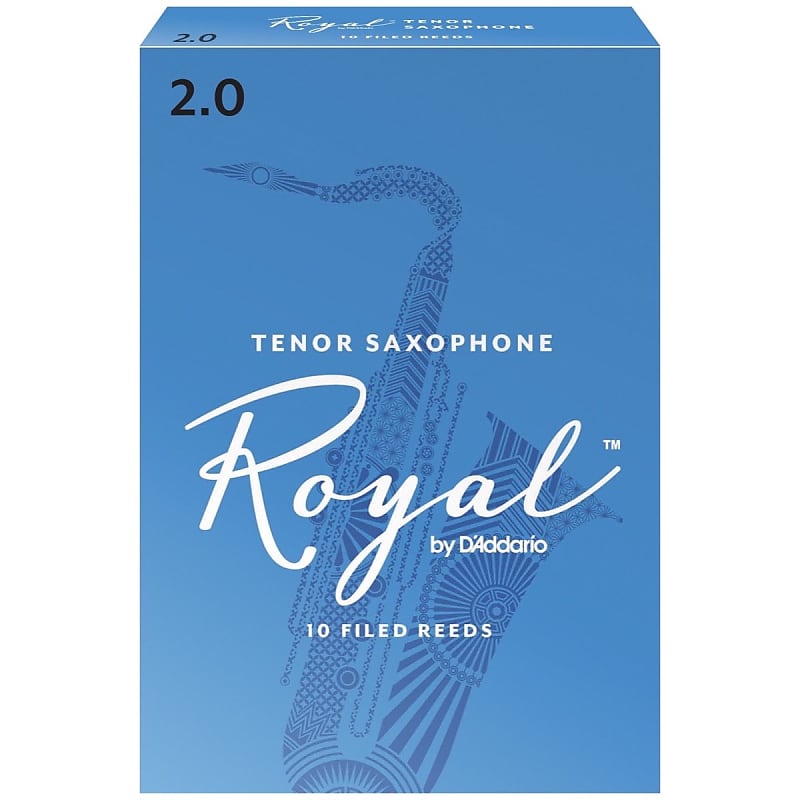 Royal by D'Addario Tenor Sax Reeds Strength 2.0 10-pack image 1