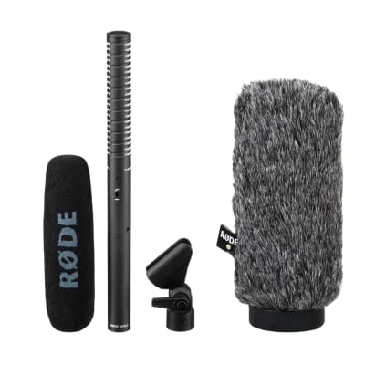 Rode NTG2 Multi-powered Shotgun Microphone with Rode WS6 Deluxe Shotgun Microphone Windscreen image 1