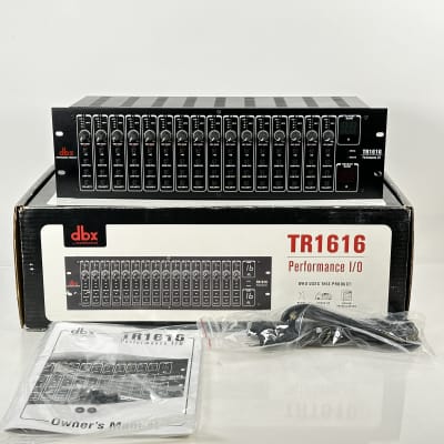 (New) DBX TR1616 16x16 Blu link Performance Digital I/O Snake StageBox