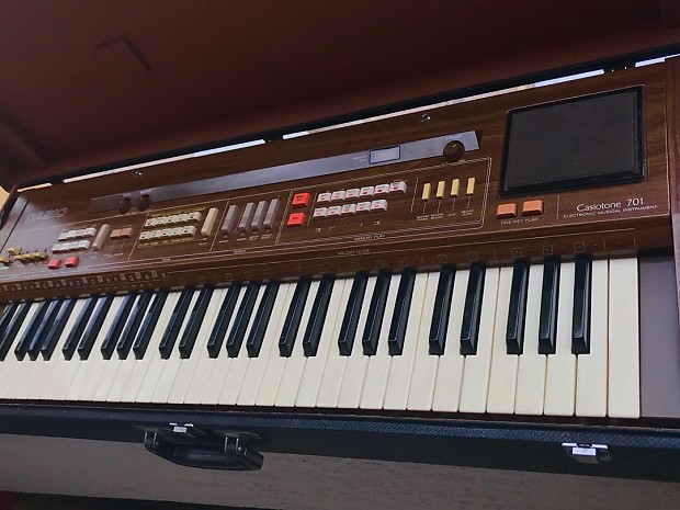 Vintage Casio Casiotone 701 Ct 701 Portable Analog Synthesizer Keyboard RARE Free Shipping