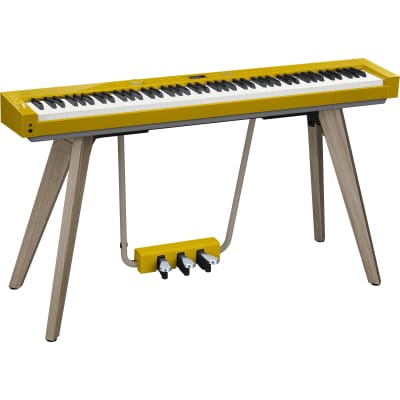 Mint Casio Privia PX-S7000 88-Key Hybrid Scaled Hammer Action Keyboard, Mustard