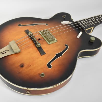 1963 Gretsch 6070 Country Gentleman Vintage Hollowbody Bass Guitar image 2