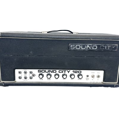 Sound City 120 Head 1970s - Black for sale