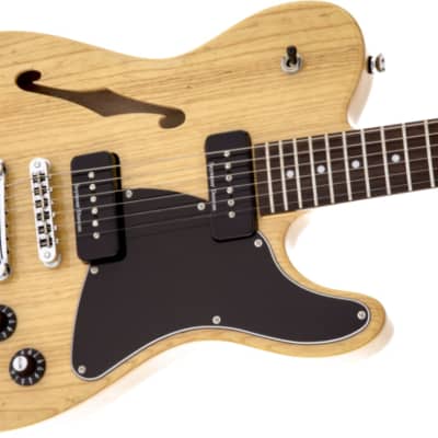 Fender Jim Adkins Signature Telecaster Thinline Electric Guitar, Natural image 4