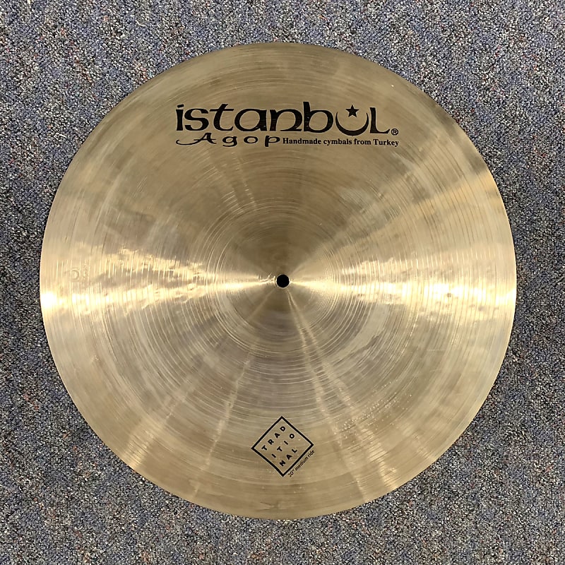 Used Istanbul Agop Traditional Medium Ride Cymbal 20