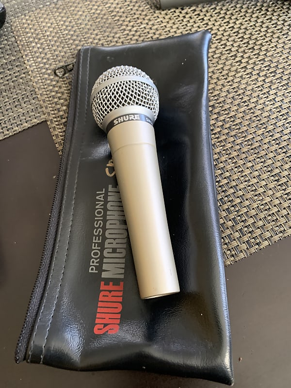 Shure SM58 1980's RARE Champagne finish Special order | Reverb