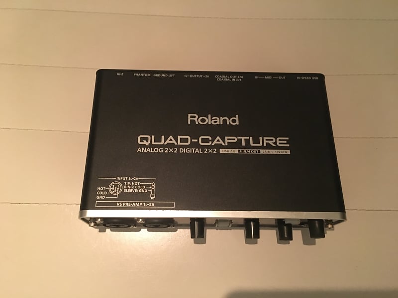 Roland Quad-Capture USB 2.0 Audio Interface 2010s - Black