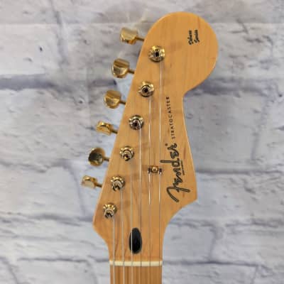 Fender Stratocaster Deluxe Player MIM 2003 - Crimson Red Gold Plated image 4