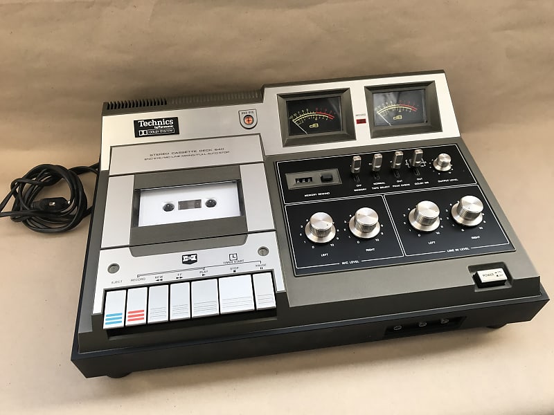 ★Technics STEREO CASSETTE DECK RS-640U　♪ Technics RS-640U STEREO CASSETTE DACK Tape Deck Vintage
