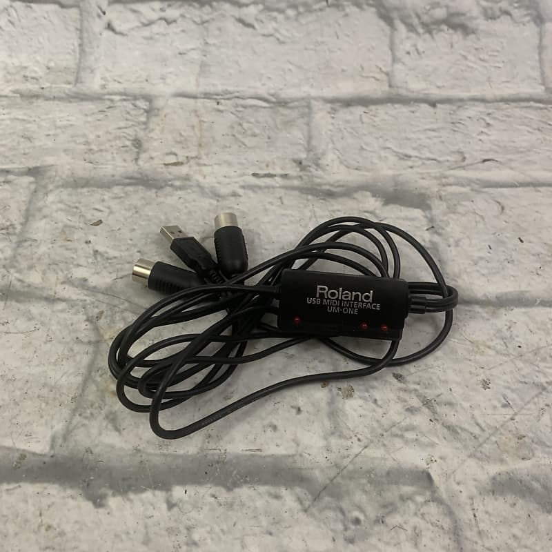 Roland USB Midi Interface UMONE Audio Interface Reverb