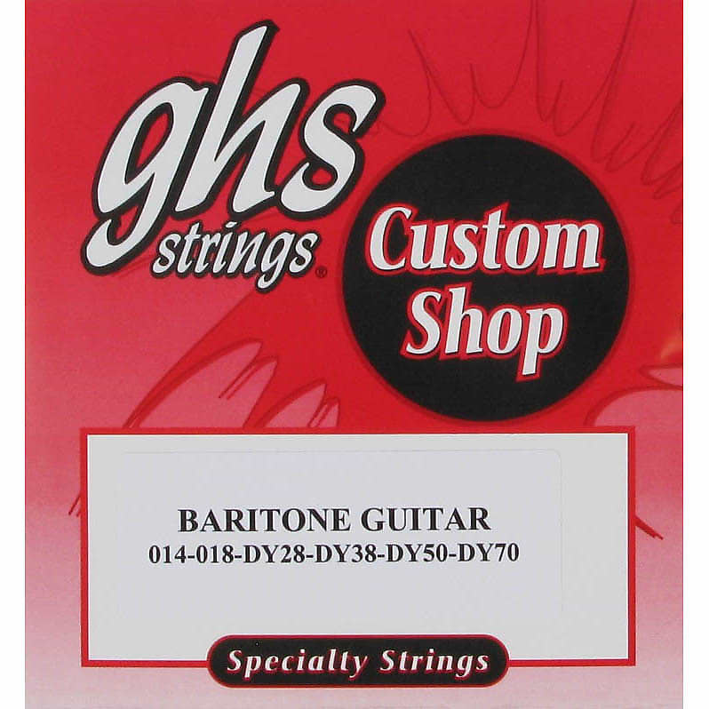 GHS Baritone Guitar Electric Strings 14-70 image 1