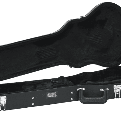 Gator GWE-LPS-BLK Les Paul-Style Electric Guitar Wood Case image 16