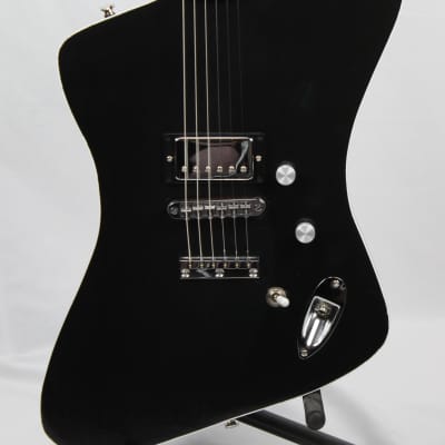 FREE Shipping! Luthier Handmade Electric Guitar-Fire Bird Style-Black image 7