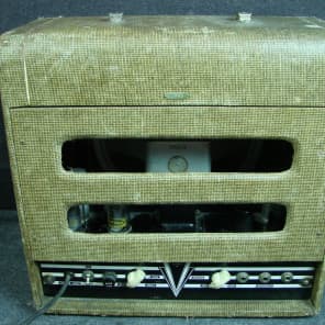 Vintage Early 50's Supro Valco Supreme 1x10" All Tube Guitar Combo Amplifier Two 6V6 Power Tubes image 7