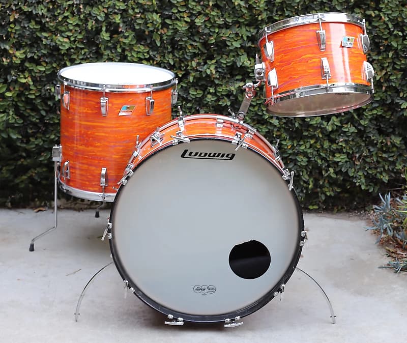 Immagine Ludwig No. 980 Super Classic Outfit 9x13 / 16x16 / 14x22" Drum Set (3-Ply) 1969 - 1976 - 1